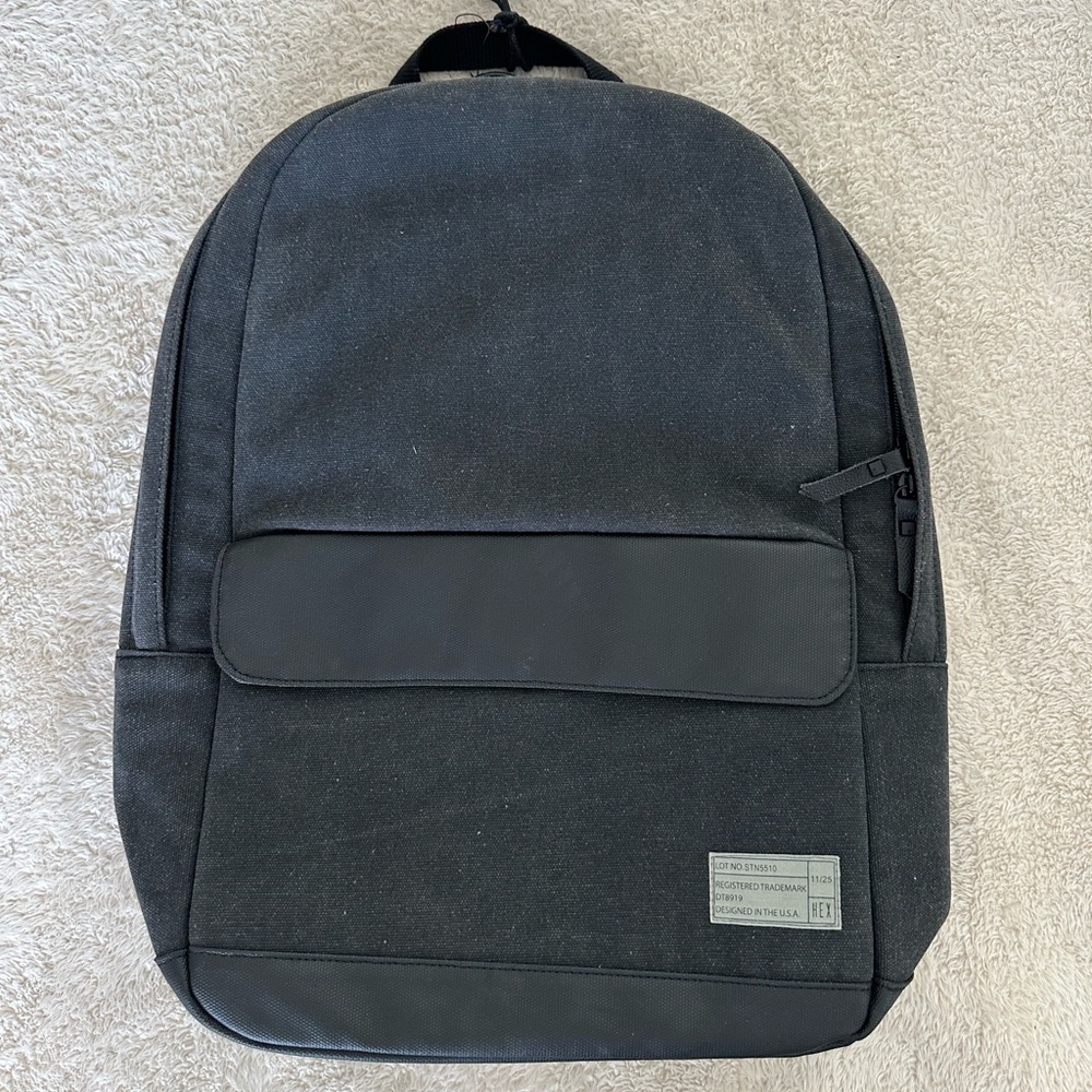 HEX Echo backpack water resistant with padded laptop tablet sleeve